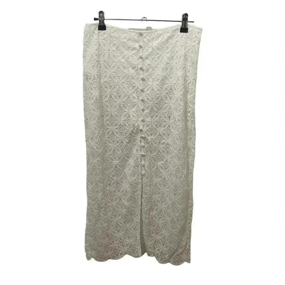 For Love & Lemons Charmaine Midi Skirt Size Medium - Picture 2 of 6